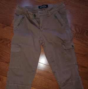 Dark khaki cargo pants